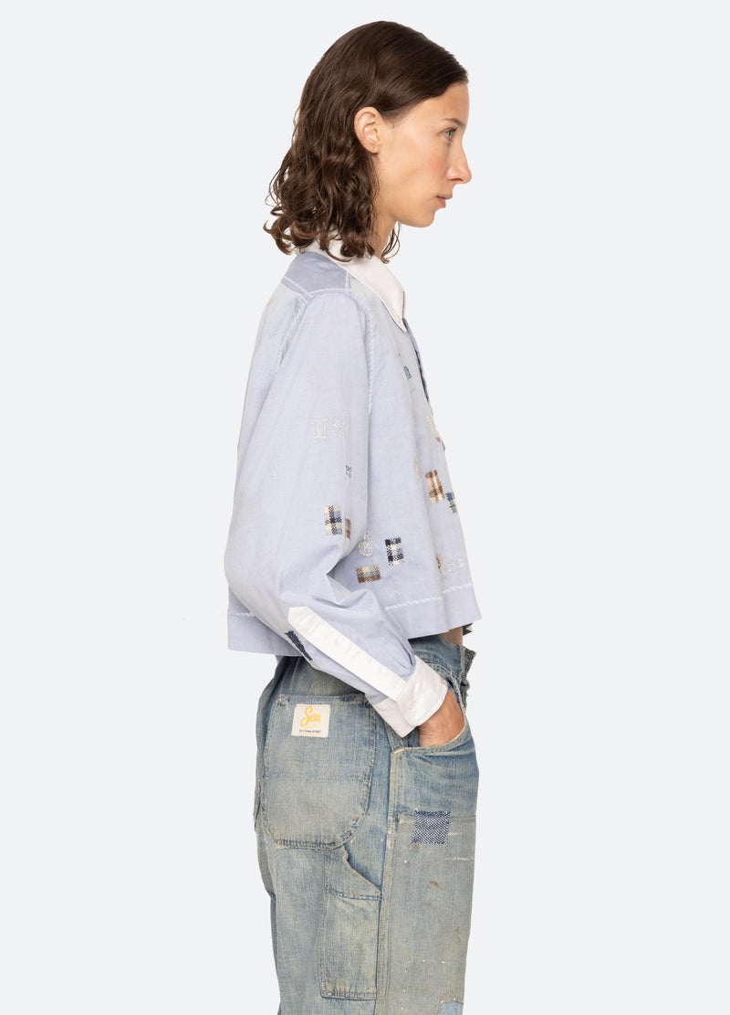Shirt Ss26-006 Blue