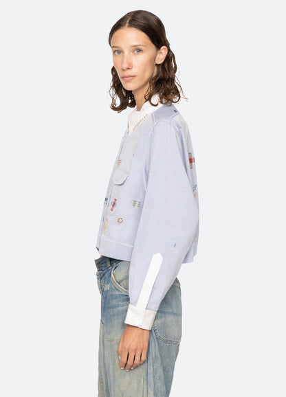 Shirt Ss26-006 Blue
