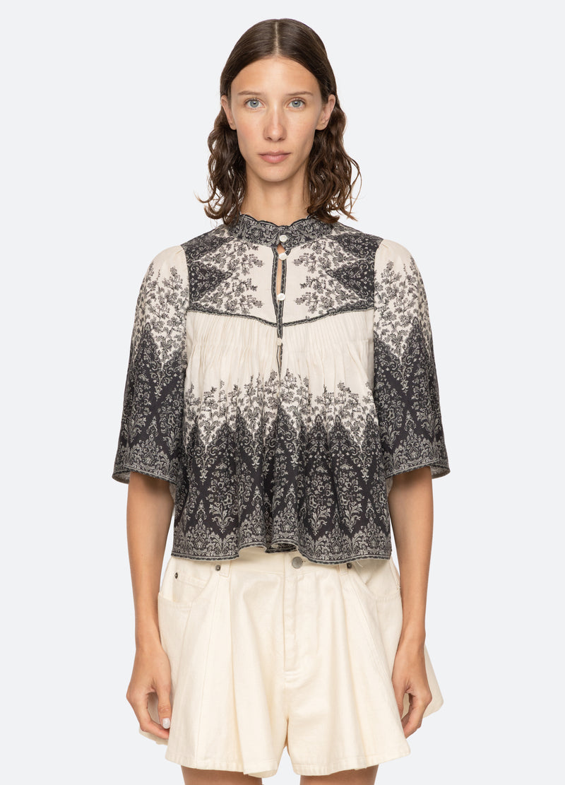 Blouse Ss26-029 Multi