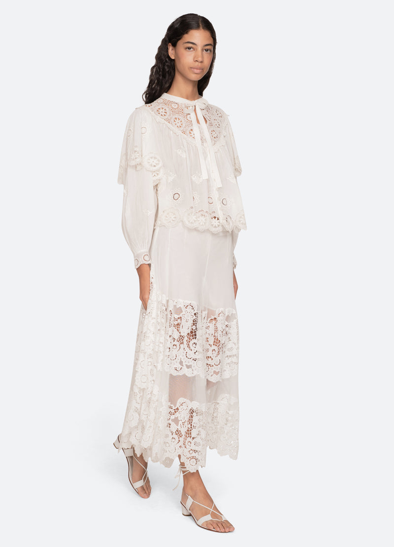 Blouse Ss26-044 Cream