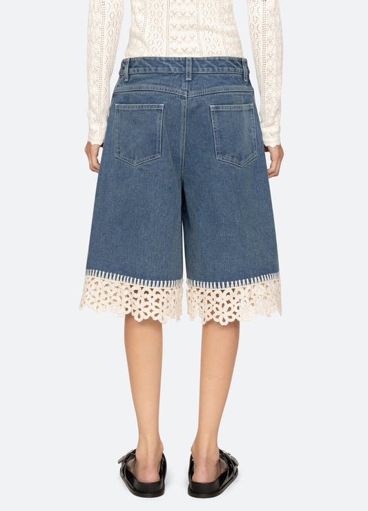 Denim Shorts Ss26-105 Blue