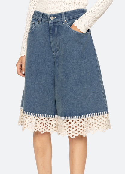 Denim Shorts Ss26-105 Blue