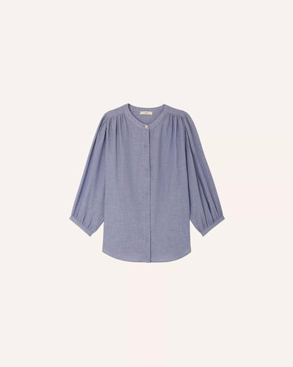 Blouse A View Chambray-Blue