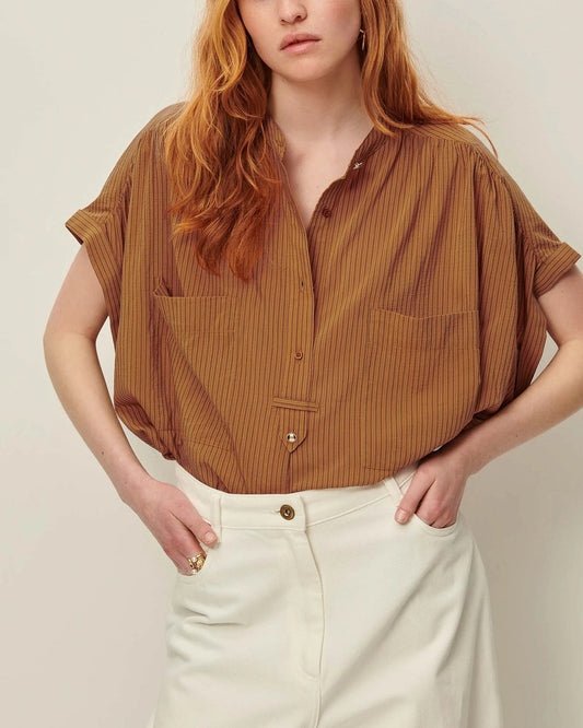 Women's Blouse Viscose Recycled Polyester - Mint Leaf Glaze