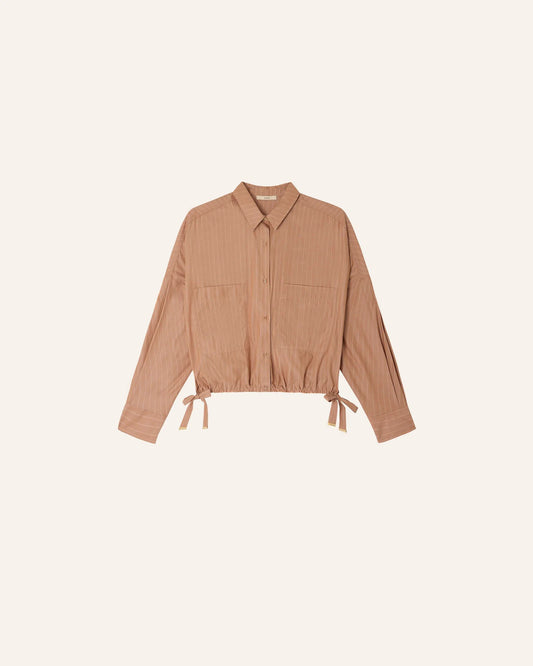 Women's Shirt 100% Cotton Poplin Lightweight Breathable - Glaze