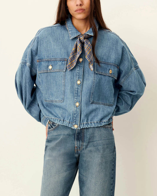 Denim Jacket Cazanim Mid-Blue