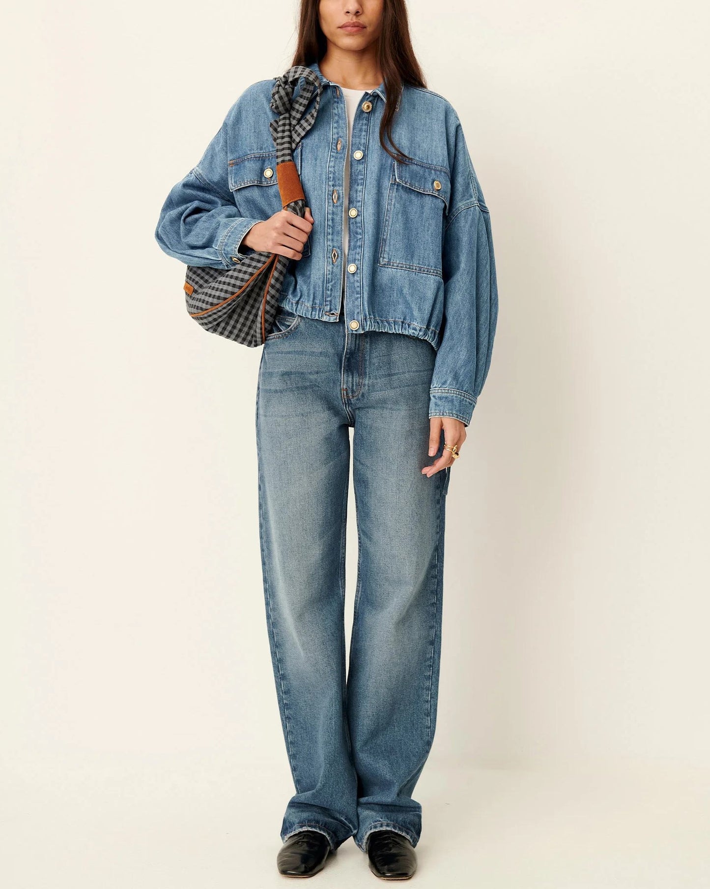 Denim Jacket Cazanim Mid-Blue