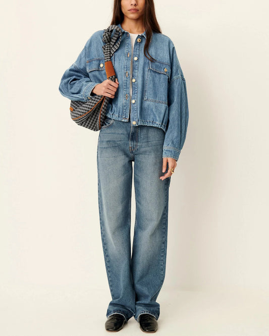 Denim Jacket Cazanim Mid-Blue