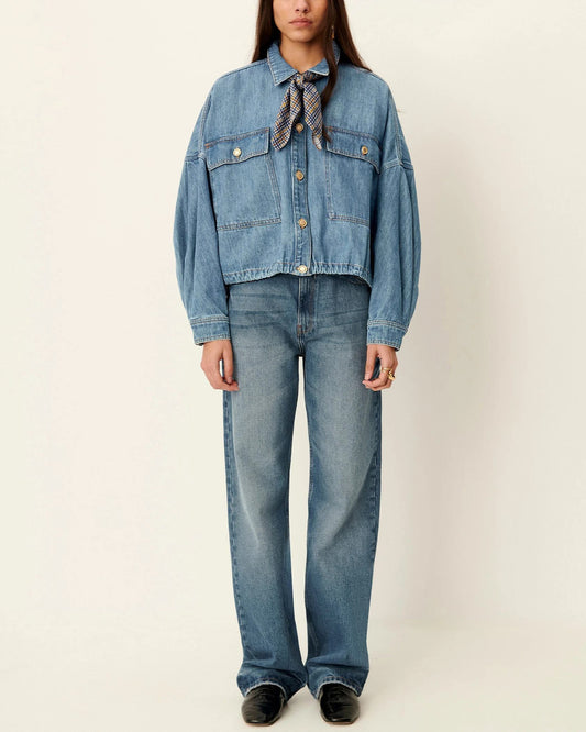 Denim Jacket Cazanim Mid-Blue