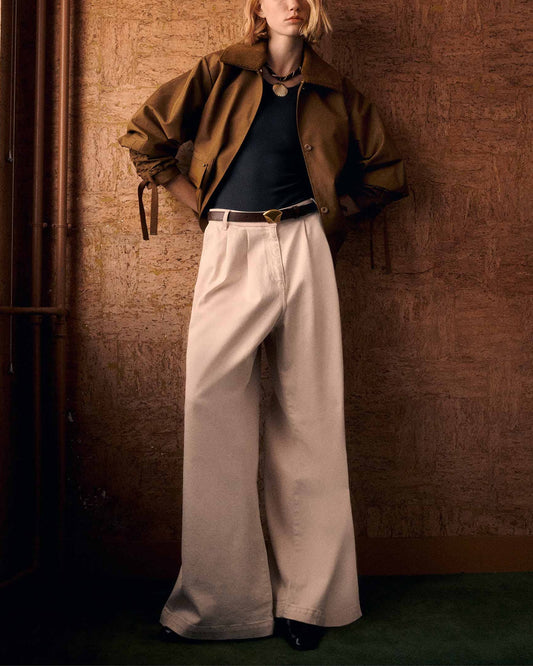 Women's Jeans 100 Percent Cotton Stretch Denim - Fleur-De-Sel