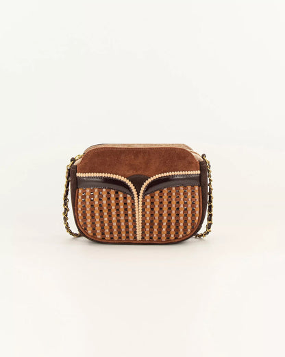 Crossbody Bag Divine Suede Arty-Browny