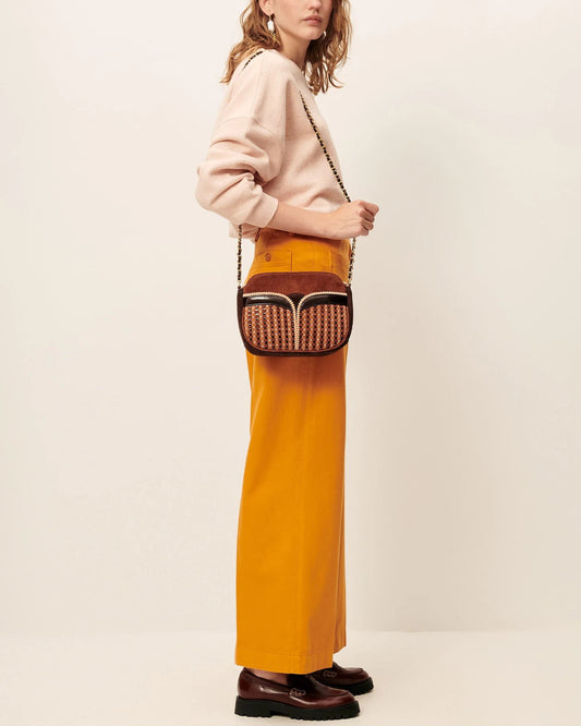 Crossbody Bag Divine Suede Arty-Browny