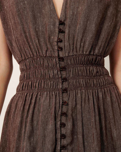 Dress Galaday Mahogany