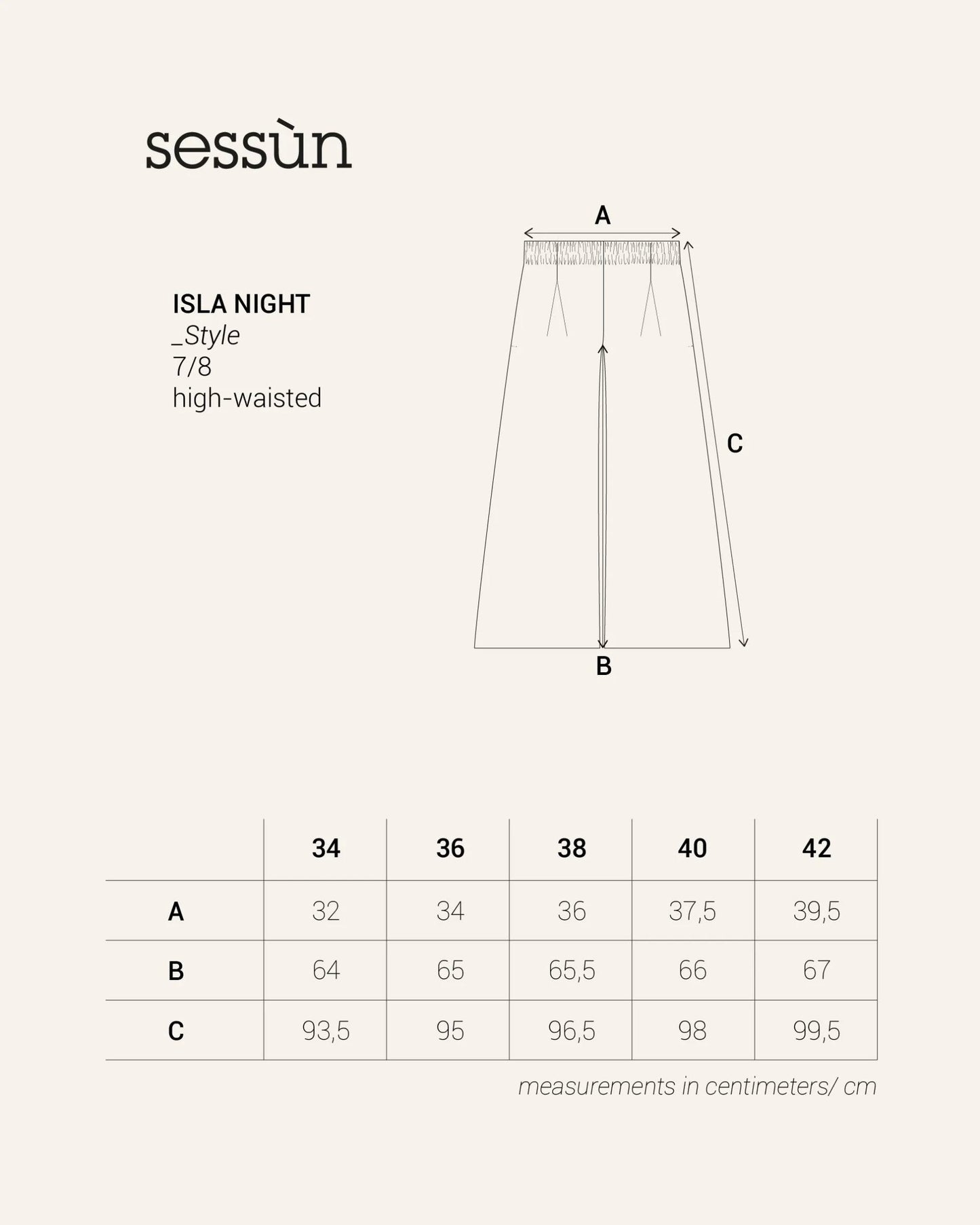 Pants Isla Night Moka