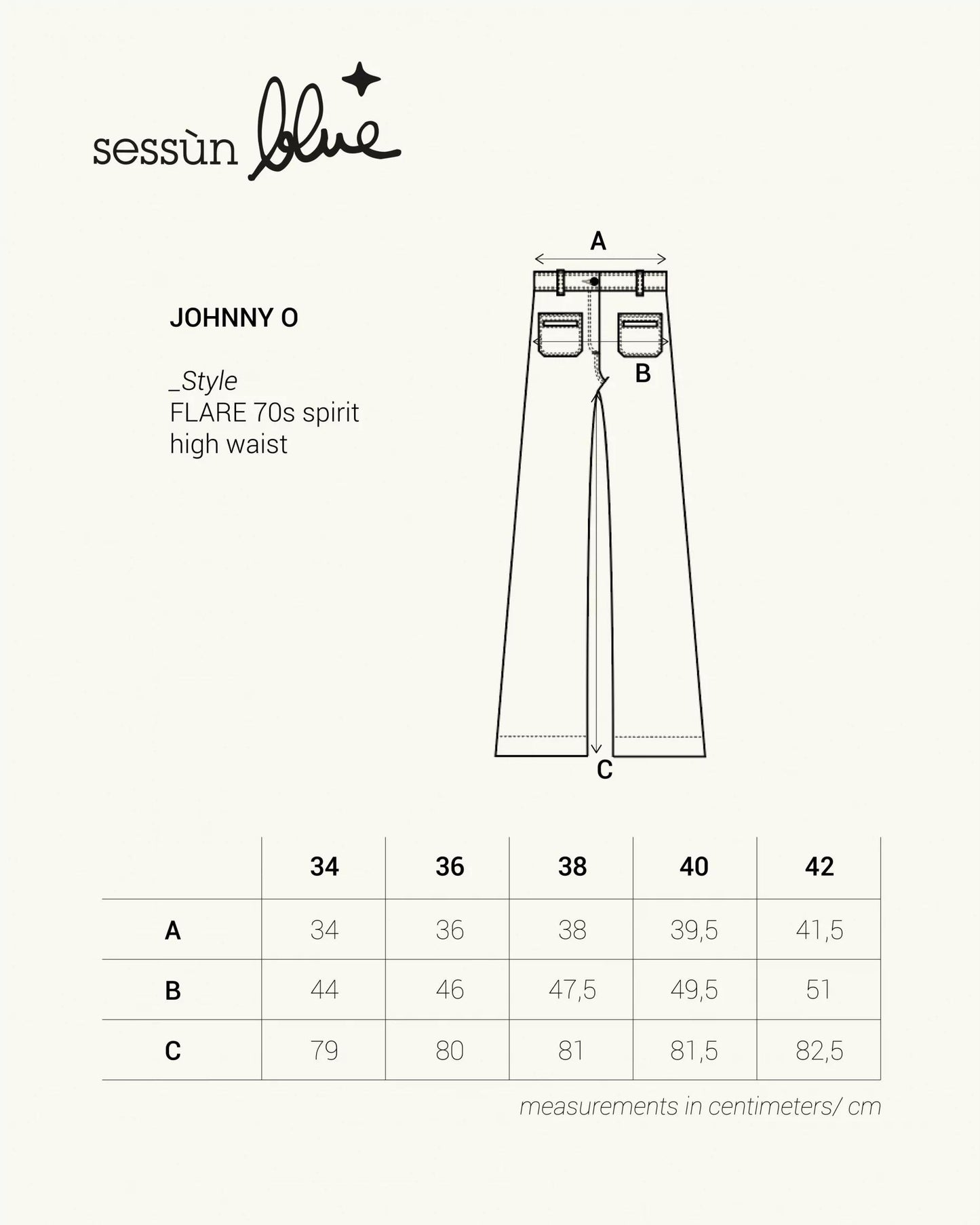 Jeans Johnny Vintage-Blue