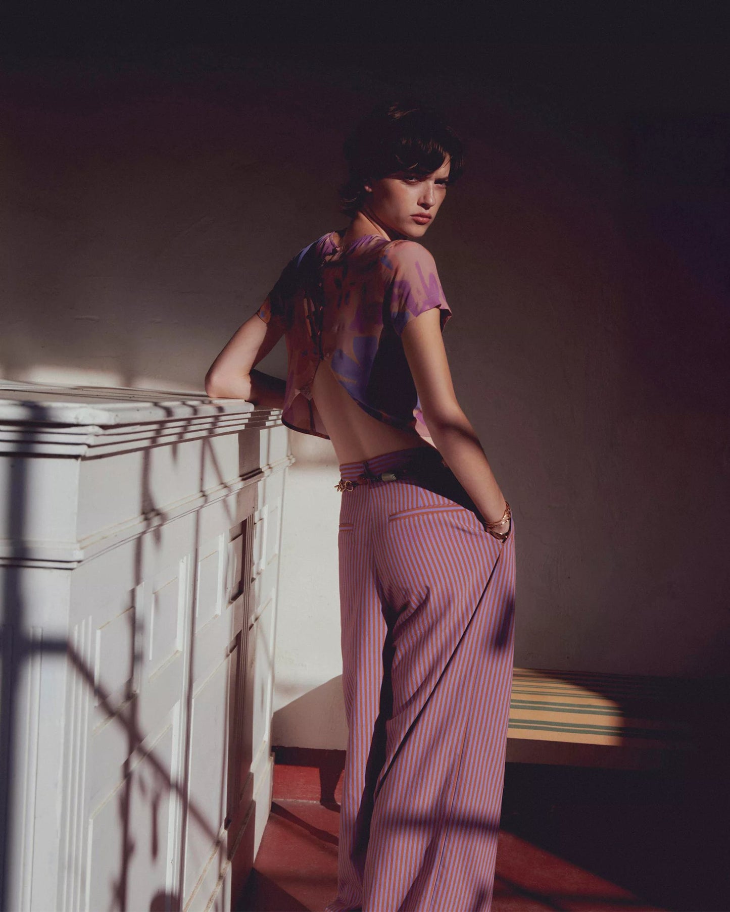 Blouse Lalla Sunset-Utama