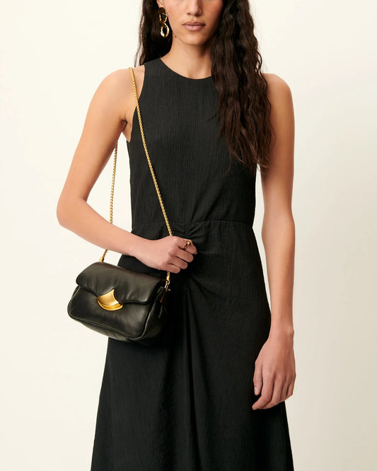Women's Dress Lenzing ECOVERO Viscose Seersucker Crépon - Moonless