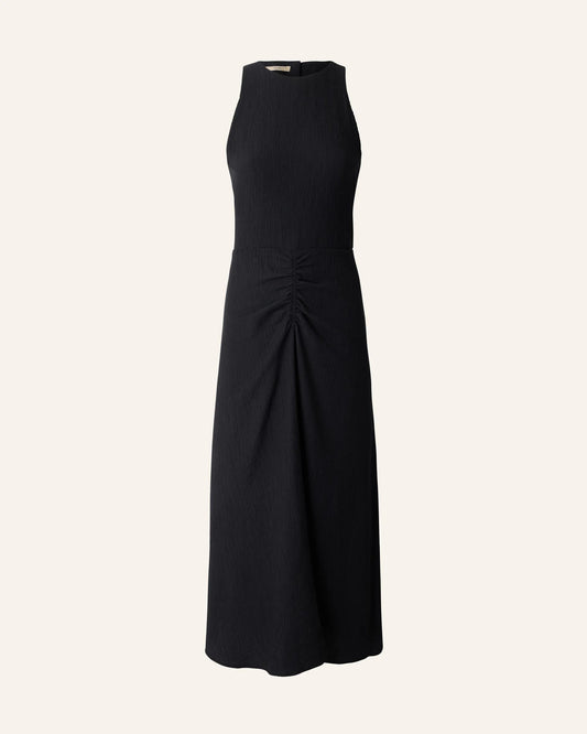 Women's Dress Lenzing ECOVERO Viscose Seersucker Crépon - Moonless