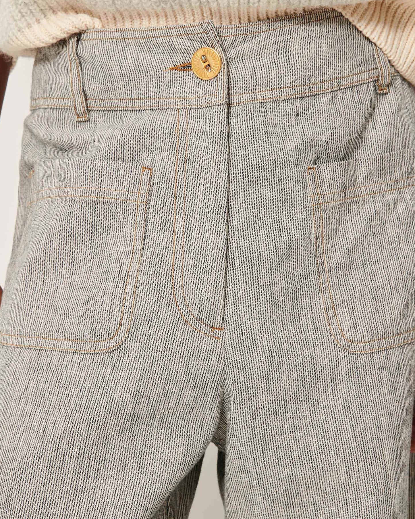 Pants Manhatti Whiblack