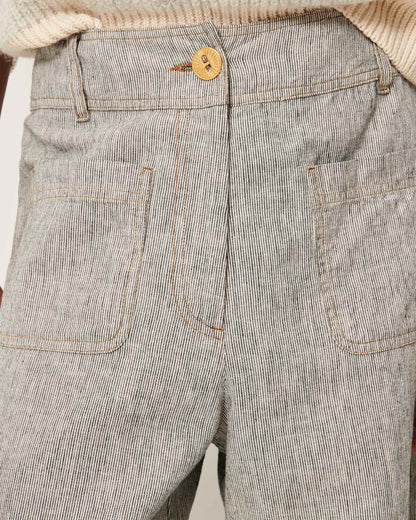 Pants Manhatti Whiblack