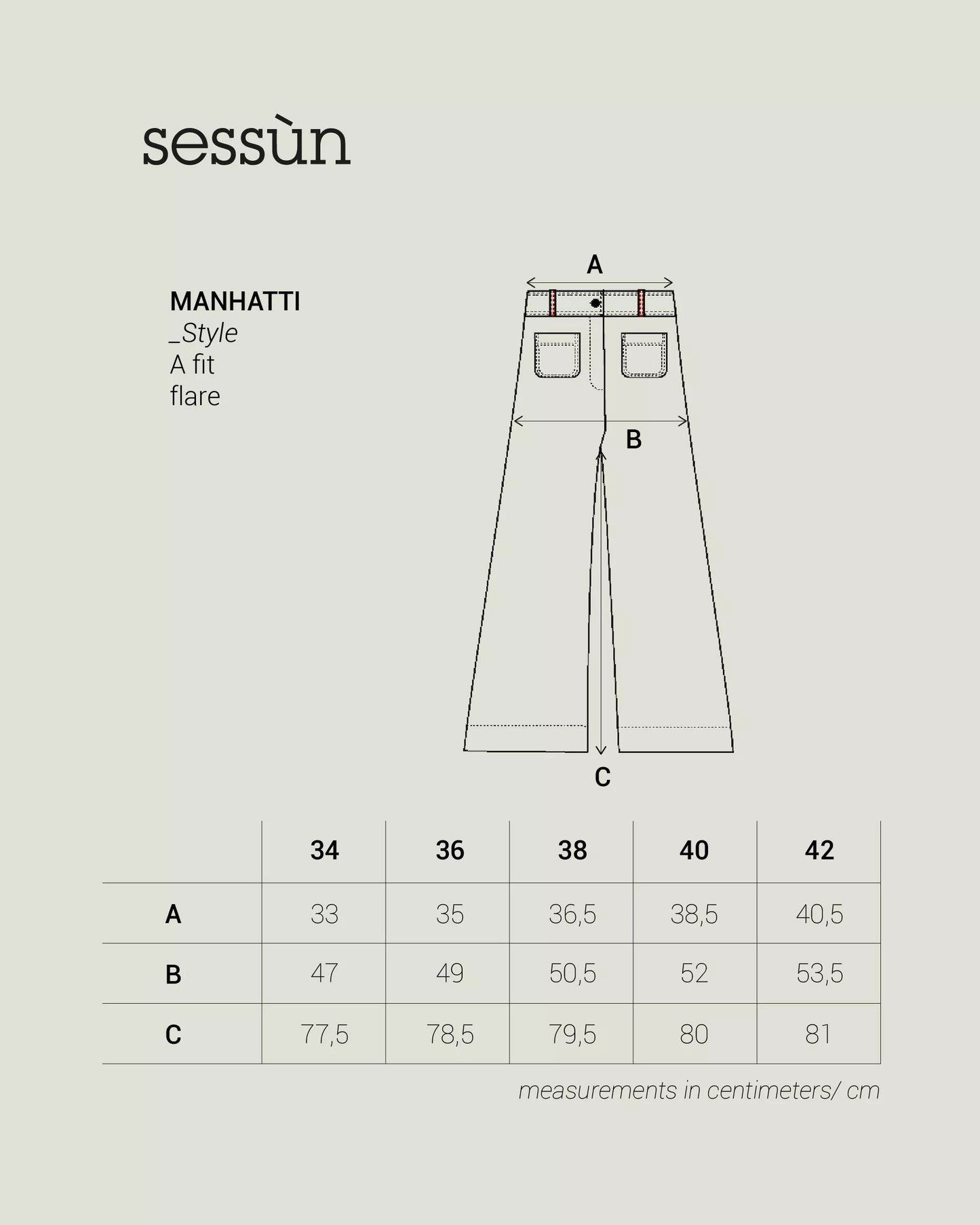 Pants Manhatti Whiblack