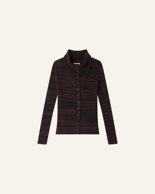 Cardigan Mokashi Navybrown