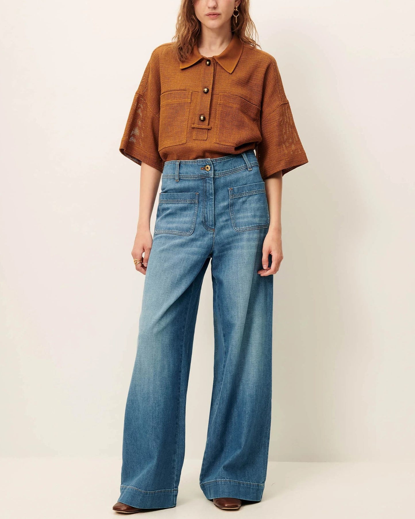 Blouse Paulo Amber-Brown