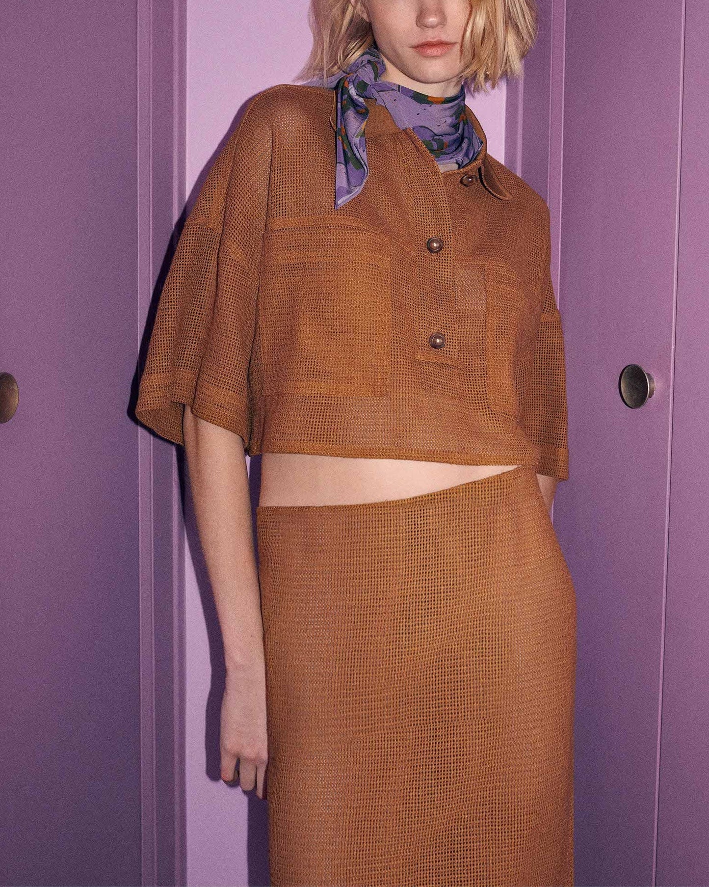 Blouse Paulo Amber-Brown