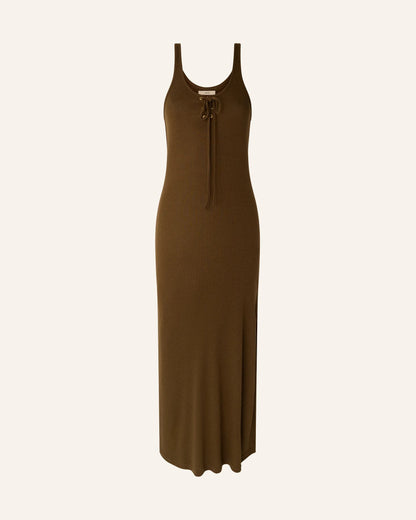 Women's Dress Lightweight Ribbed Jersey Knit - Baobab