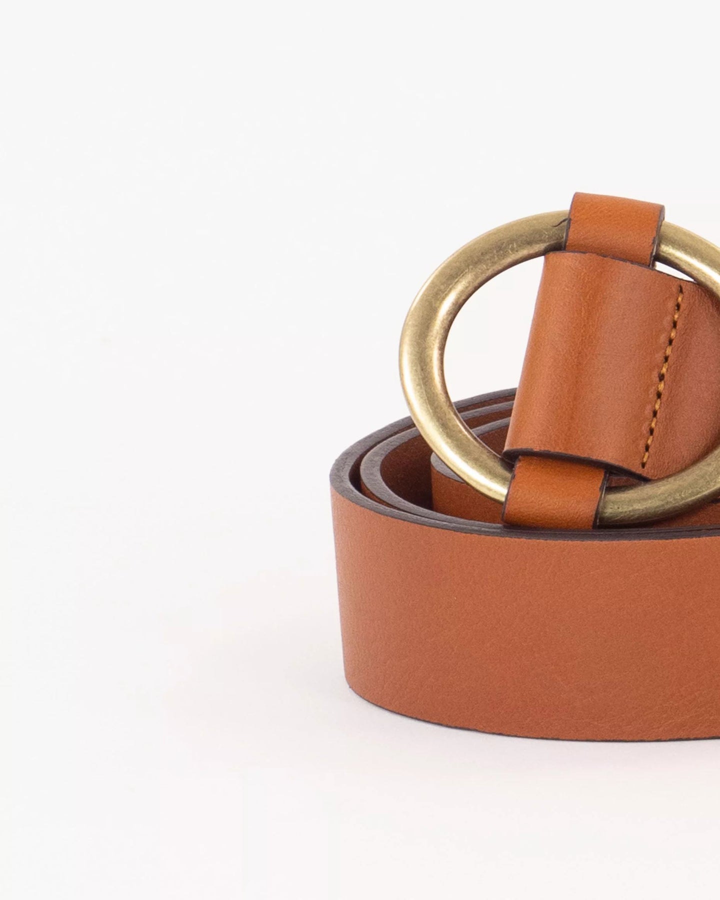 Belt Tisao Golden-Brown