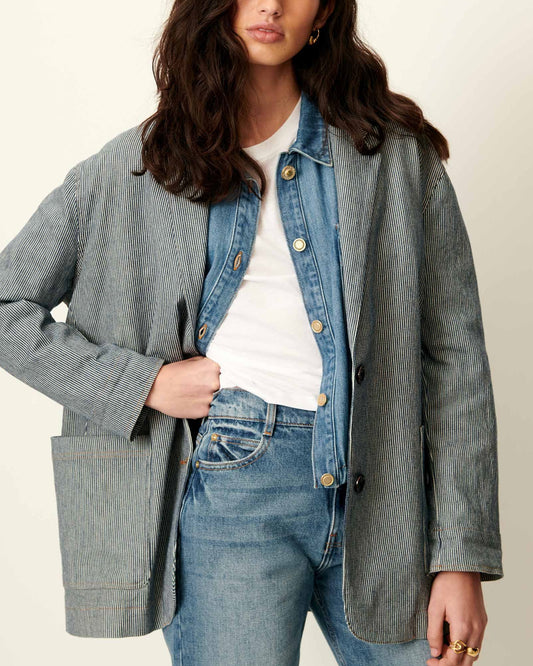 Unisex Jacket Gots Certified Organic Cotton - Sandblack