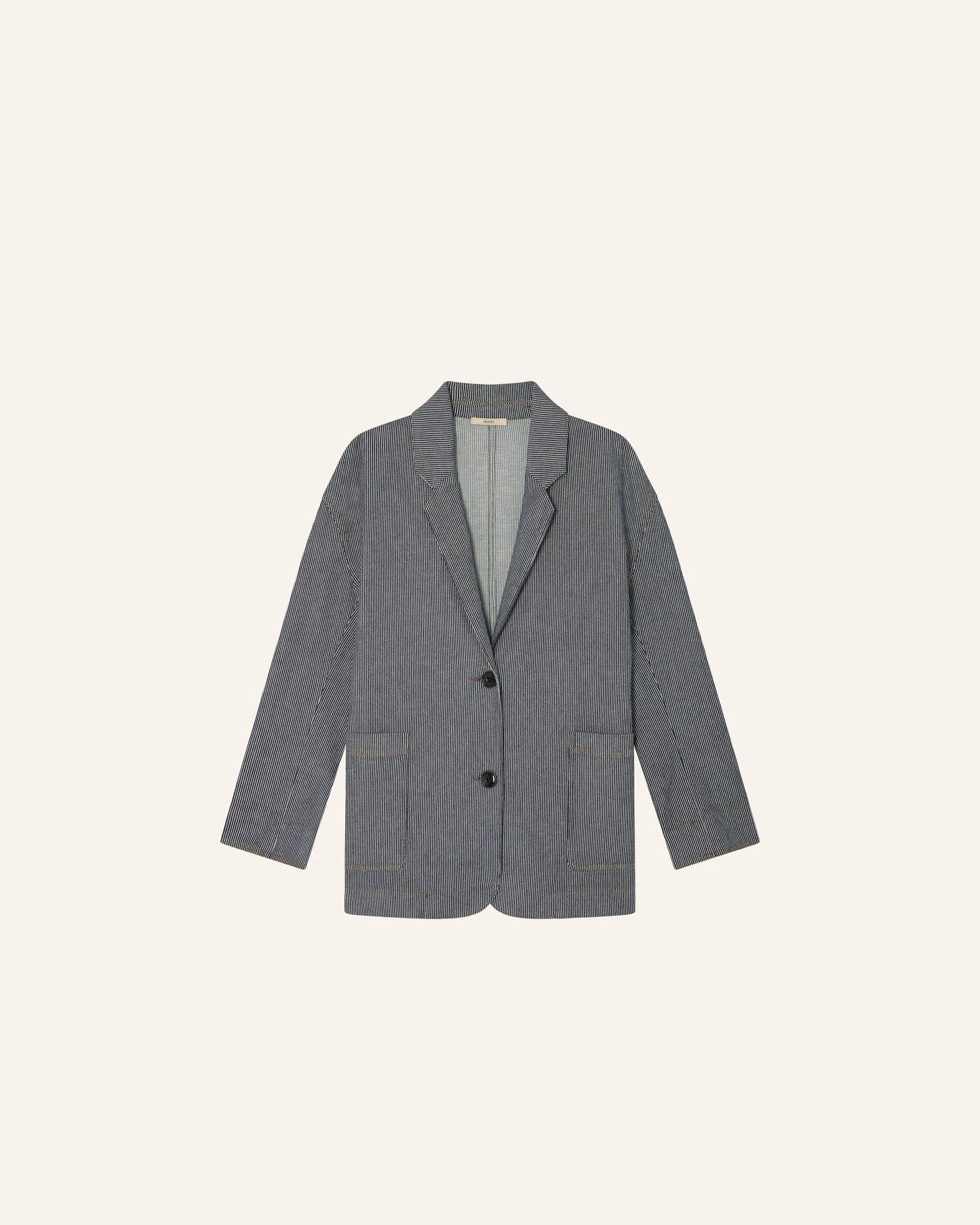 Unisex Jacket Gots Certified Organic Cotton - Sandblack