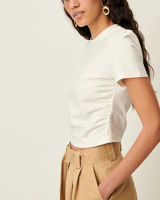 Women's Tshirt Lenzing ECOVERO Viscose - Natural Beige Guerande