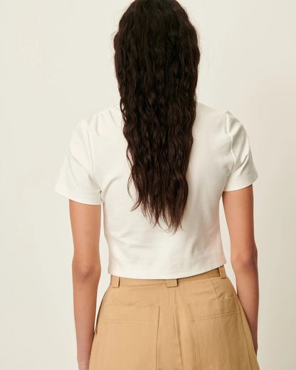 Women's Tshirt Lenzing ECOVERO Viscose - Natural Beige Guerande