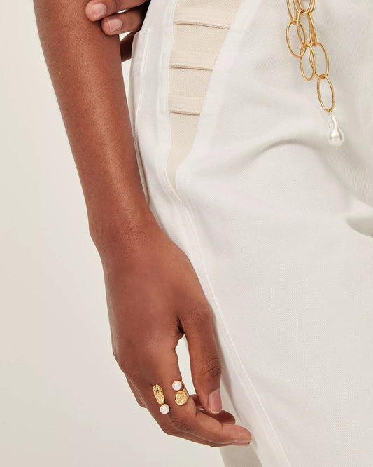 Pants Volta Optical-White