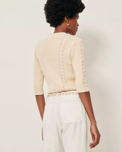 Pants Volta Optical-White