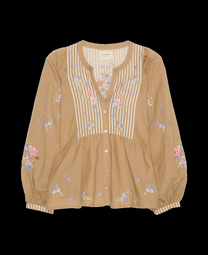 Blouse Bellisima Top Light-Hazel