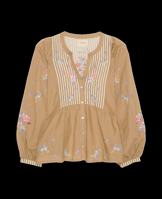 Blouse Bellisima Top Light-Hazel