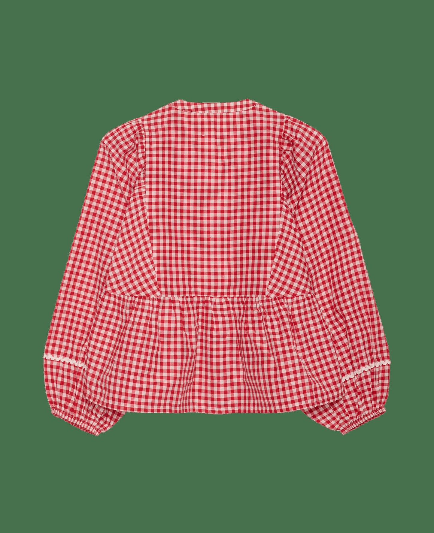 SISSEL EDELBO-588 BOBBIE TOP-RED CHECKS_09.jpg