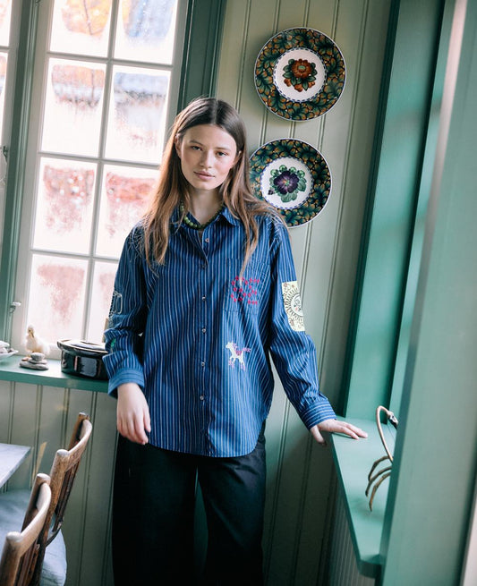 SISSEL EDELBO-588 BRENNA SHIRT-NAVY STRIPES_03.jpg