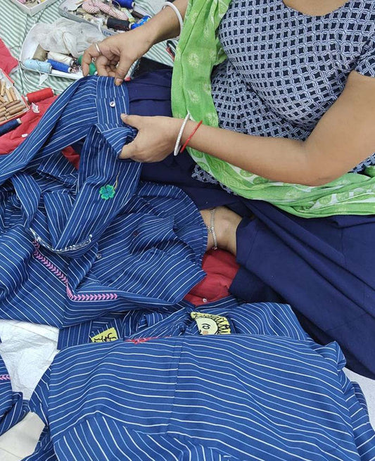 SISSEL EDELBO-588 BRENNA SHIRT-NAVY STRIPES_04.jpg