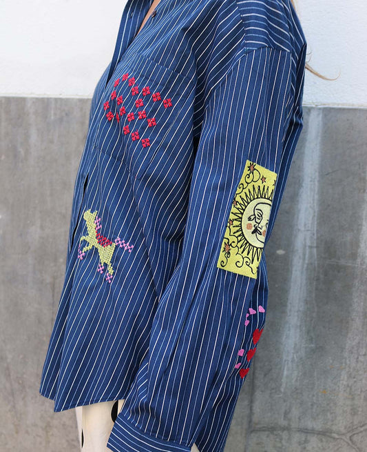 SISSEL EDELBO-588 BRENNA SHIRT-NAVY STRIPES_05.jpg