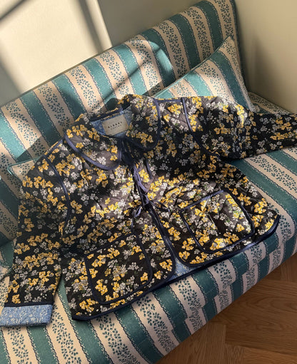 Jacket Daniella Jacket Wine-Ditsy-Yellow