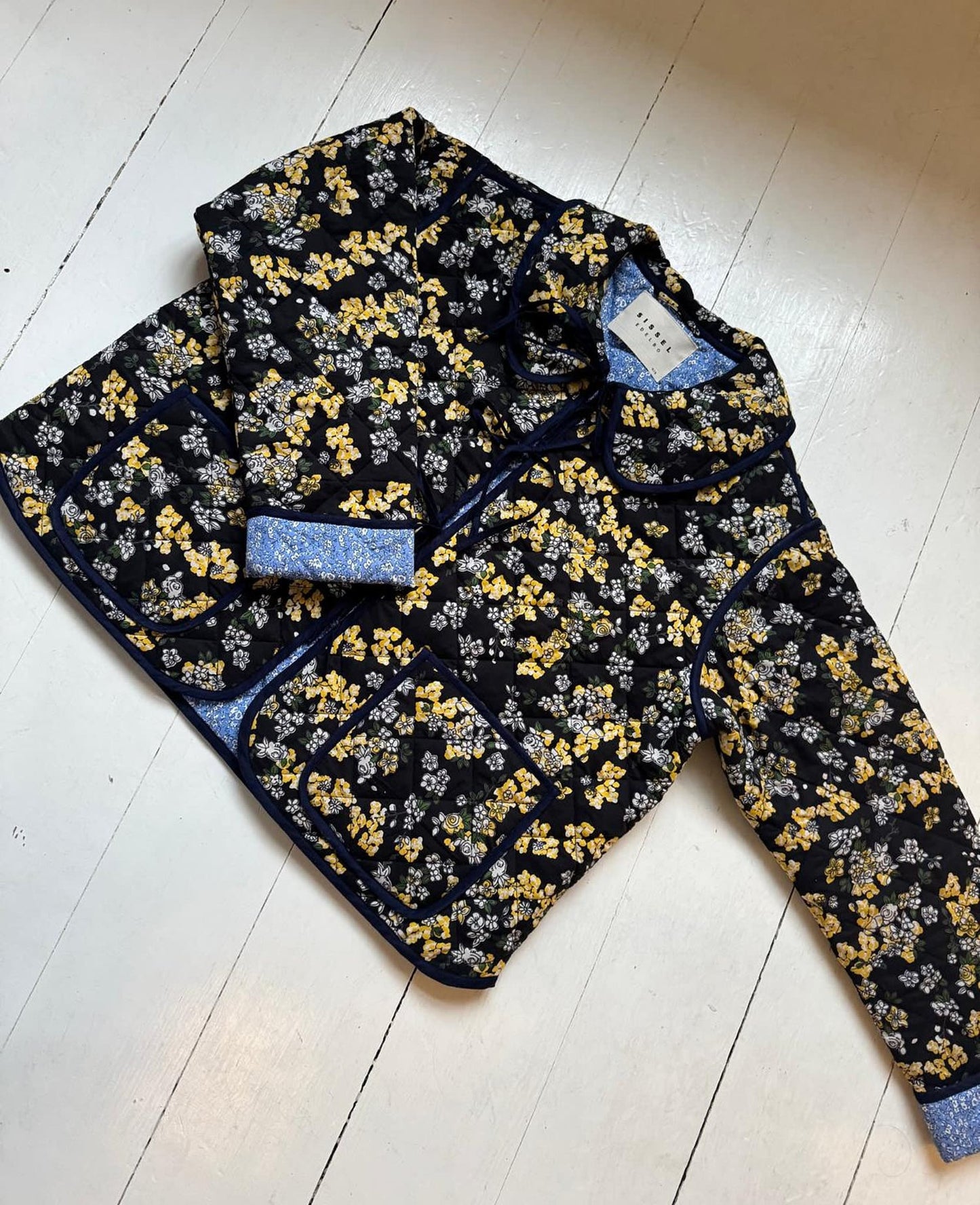 Jacket Daniella Jacket Wine-Ditsy-Yellow