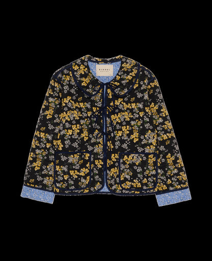 Jacket Daniella Jacket Wine-Ditsy-Yellow