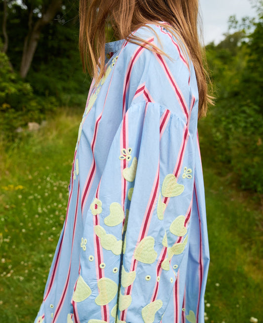 Dress Elisabeth Dress Bluebell-Stripes