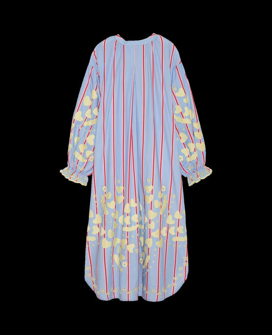 Dress Elisabeth Dress Bluebell-Stripes