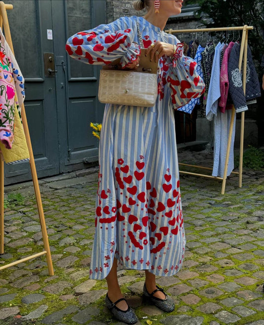 Dress Elisabeth Dress Vintage-Stripes