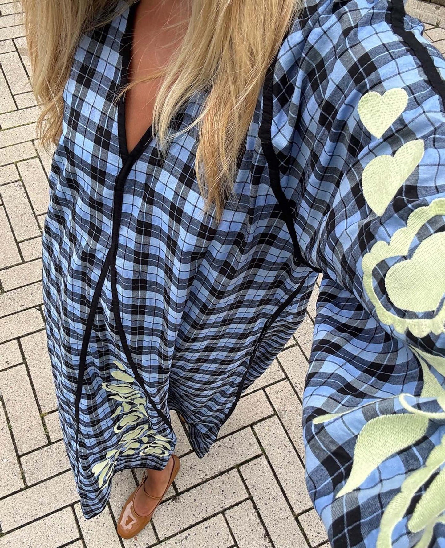 Dress Fran Dress Blue-Checks