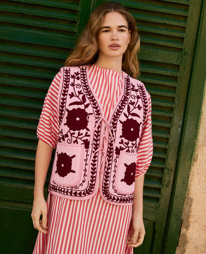 Vest Honey Vest Burgundy